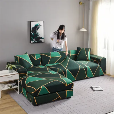 Printed Sectional Sofa cover Couch Cover